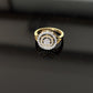 18K Gold Diamond Ring with IGI Certified 0.51 ct Diamonds, 2.858g Net Gold