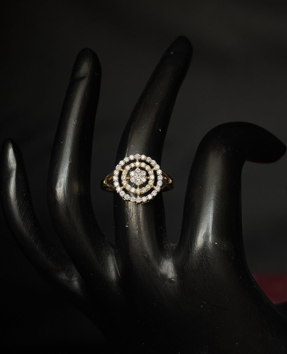 18K Gold Diamond Ring with IGI Certified 0.51 ct Diamonds, 2.858g Net Gold