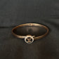 22K Gold Bangle with Designer-Inspired Logo