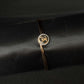 22K Gold Bangle with Designer-Inspired Logo