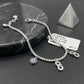Elegant Quatrefoil Pavé Sterling Silver Ladies Bracelet