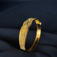 22K Gold Bangle with Detailed Pattern