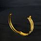 22K Gold Bangle with Detailed Pattern