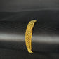 22K Gold Bangle with Intricate Stone & Filigree Design