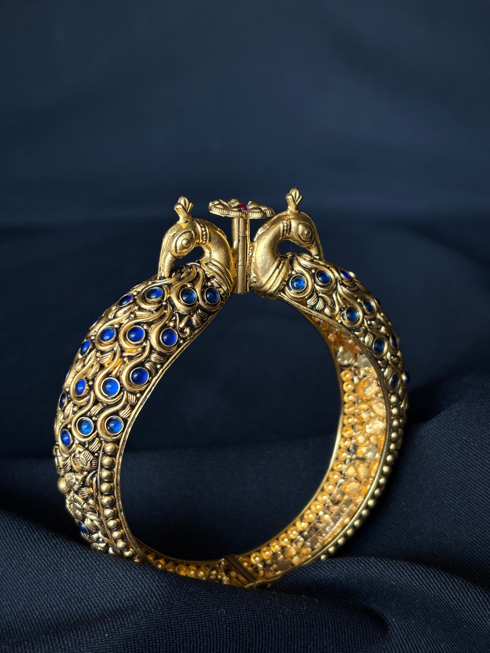 22K Gold Peacock Bangles