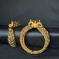 22KT Gold Peacock Bangles