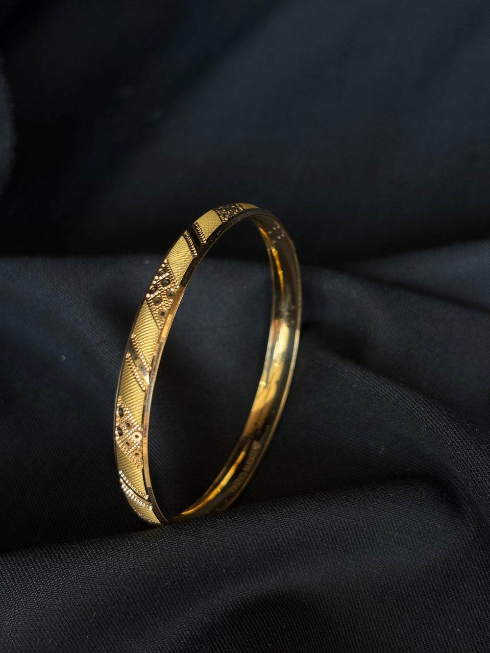 22K Gold Bangle Set - Timeless Elegance