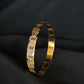 22K Gold Bangle Set with Intricate Detailing