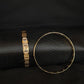 22K Gold Bangle Set with Intricate Detailing