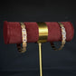 22K Gold Bangle Set with Intricate Detailing