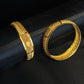 22K Gold Bangles - Intricate Design & Rich Finish