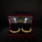 22K Gold Bangles with Textured Detail