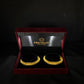 22K Gold Bangles with Textured Detail