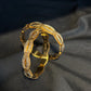 22K Gold Bangle with Criss-Cross Design