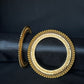 22K Gold Beaded Bangle Set with Fine Detail