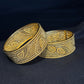 22K Gold Bangles with Classic Design.