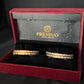 22K Gold & White Rhodium Bangles - Set of 4 (2 Pairs)