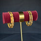 22K Gold Bangle Set with Intricate Beadwork from Premsay Jewellers