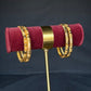 22K Gold Bangle Set with Intricate Beadwork from Premsay Jewellers