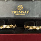 22K Gold Diamond-Cut Bangles - Set of 4, Elegant Indian Jewelry