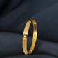 22K Gold Bangles with Polished Accents from Premsay Jewellers
