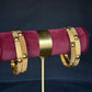 22K Gold Bangles with Polished Accents from Premsay Jewellers