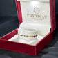 22K Gold Bangle with Subtle Detail