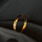 22K Gold Bangle with Fine Textured Detail
