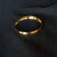 22K Gold Bangle with Fine Textured Detail