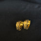22K Gold Hoop Earrings/ Bali with Intricate Details - Elegant & Traditional