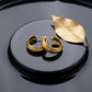 22K Yellow Gold Diamond-Cut Bali Earrings | Sparkle Finish Textured Hoops