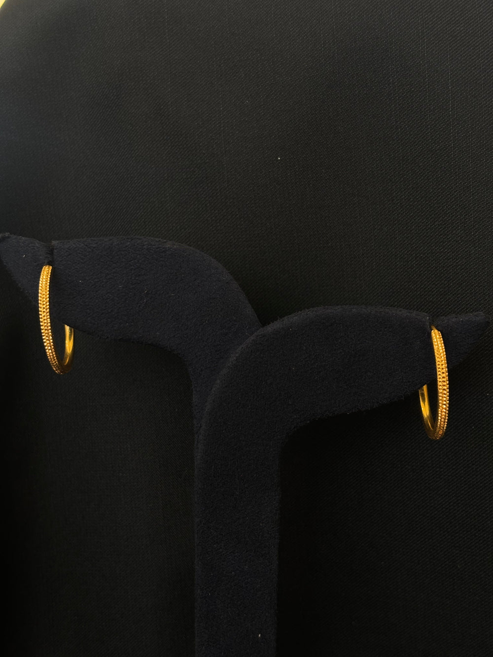 22K Gold Geometric Earrings