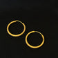 22K Gold Geometric Earrings