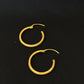 22K Gold Geometric Earrings