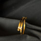22K Gold Adjustable Baby/Child Bangle Set