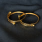 22K Gold Adjustable Baby/Child Bangle Set