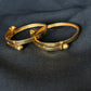 22K Gold Adjustable Baby/Child Bangle Set