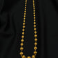 22K Gold Graduated Bead Necklace - Elegant Traditional Design
