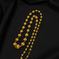 22K Gold Graduated Bead Necklace - Elegant Traditional Design