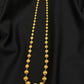 22K Gold Graduated Bead Necklace - Elegant Traditional Design