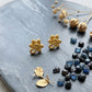 22K Gold Intricate Filigree Teardrop Earrings | Traditional Indian Gold Drops