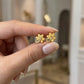 22K Gold Intricate Filigree Teardrop Earrings | Traditional Indian Gold Drops