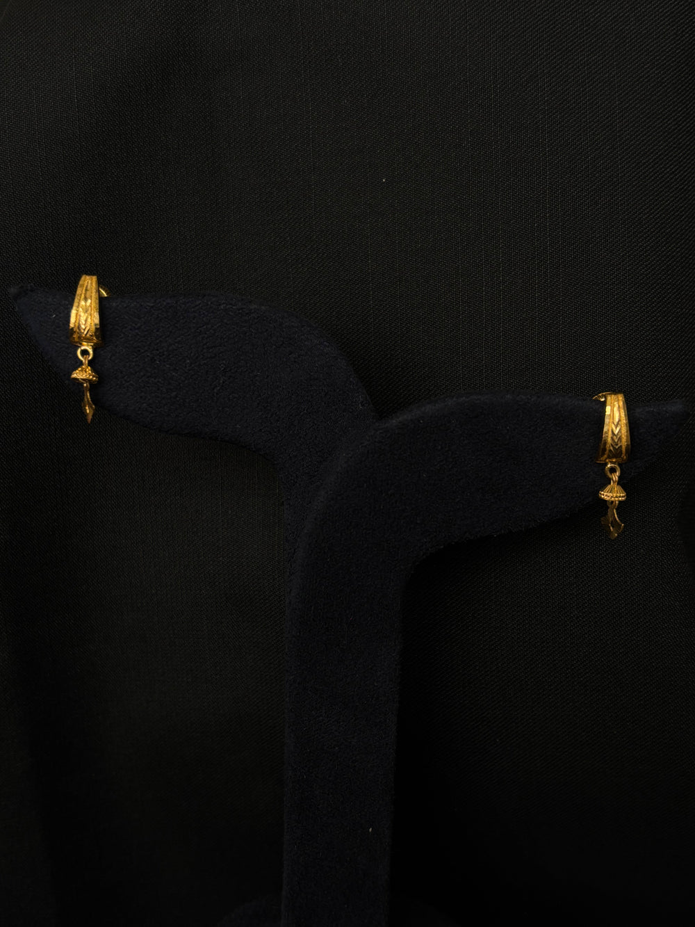 22K Gold with Textured Detail