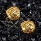 22K Gold Traditional Rawa Work Drop Earrings | Granulated Filigree Jewelry