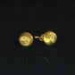 22K Gold Traditional Rawa Work Drop Earrings | Granulated Filigree Jewelry