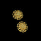 22K Yellow Gold Filigree Sphere Drop Earrings | Beaded Traditional Dangles