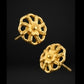 22K Gold Floral Teardrop Filigree Earrings | Traditional Beaded Gold Drops