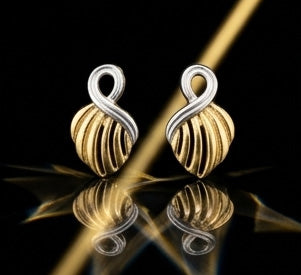 22K Gold Tiered Sunburst Filigree Earrings | Traditional Indian Drop Jewelry