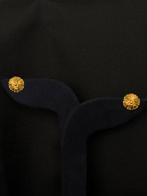 Artisan Filigree: 22K Gold Floral Stud Earrings