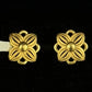 22K Yellow Gold Filigree Dome Drop Earrings | Traditional Indian Lace-Work Jewelry